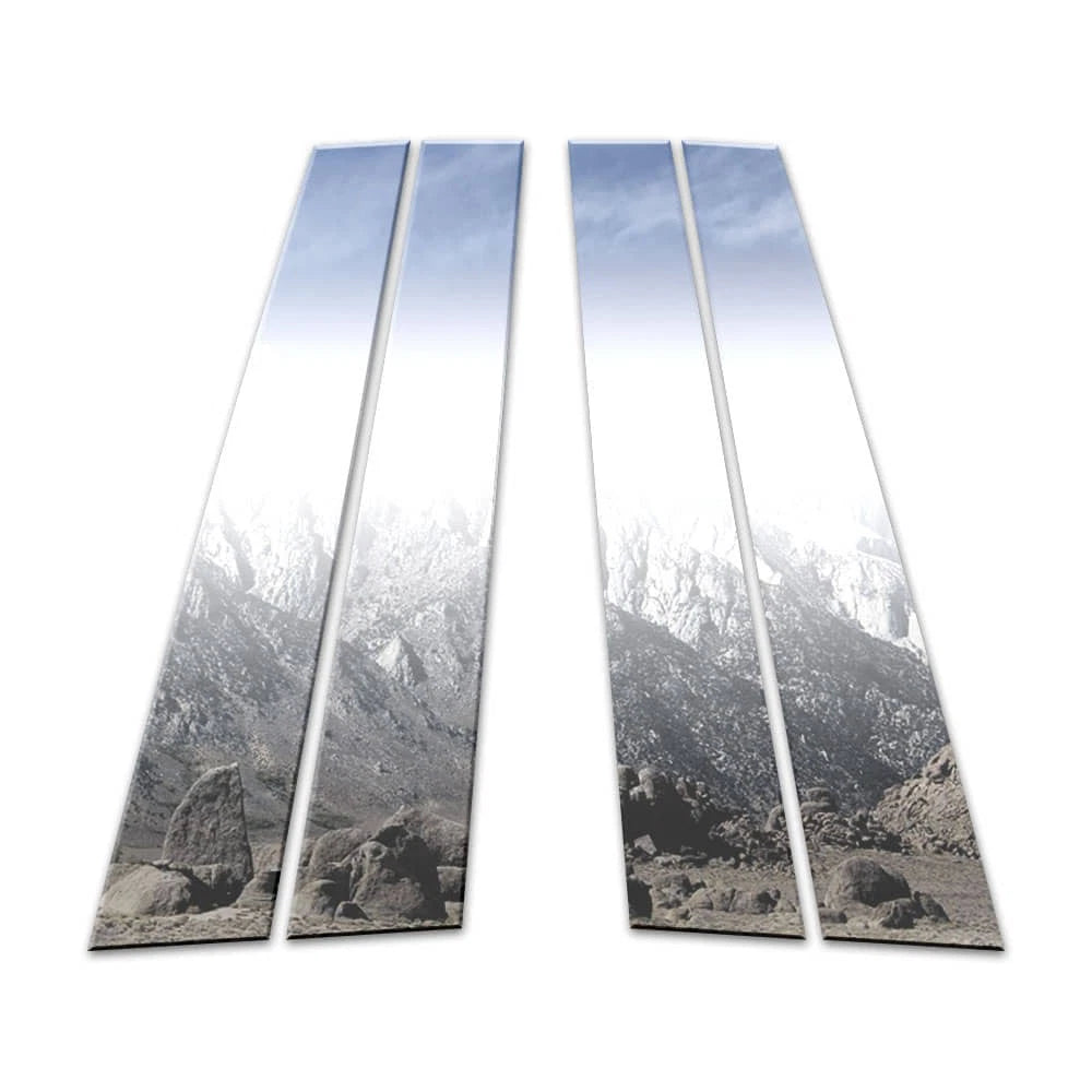 Pillar Post Covers 4pc Stainless Steel Diamond Grade for Hyundai Sonata (2011–2014)