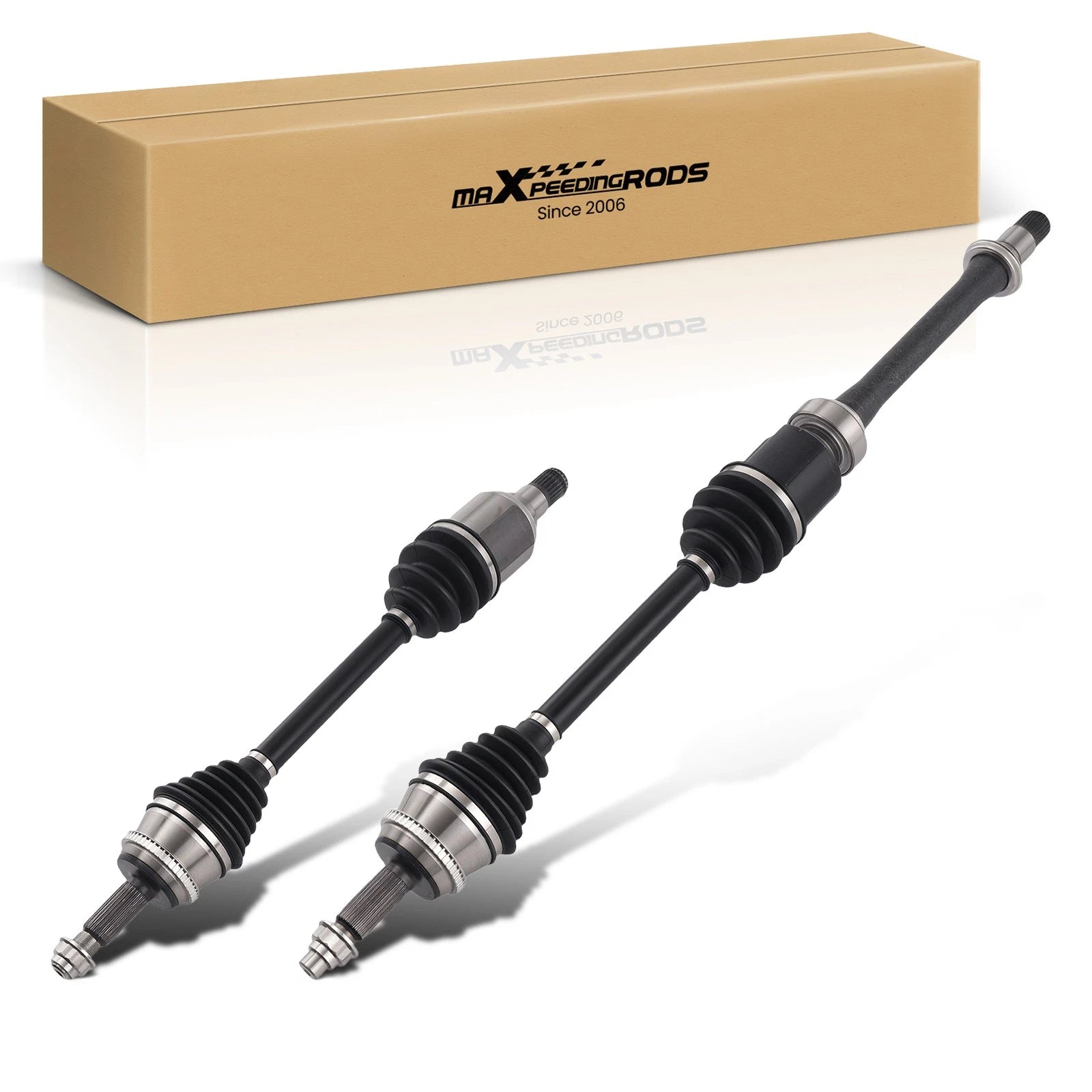 Set of 2 Front CV Axle Shafts for Camry Highlander Solara (2002-2006)