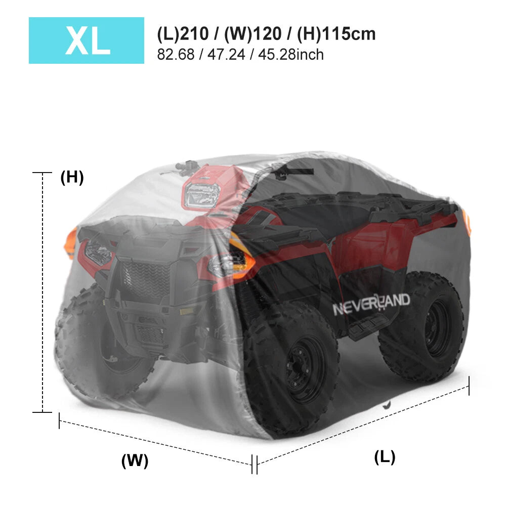 ATV Cover for Can-Am Outlander Max 650 850 (Waterproof, Dust, UV, Snow)