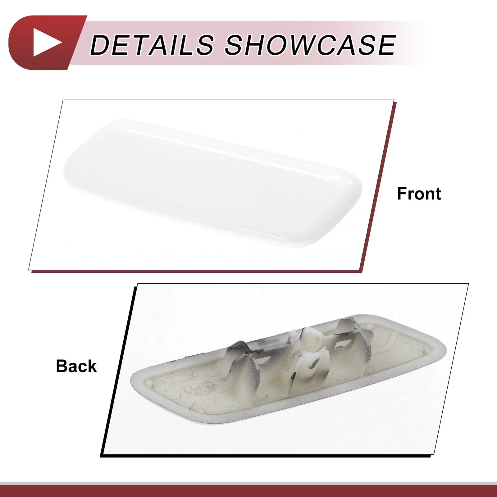 Front Left Washer Nozzle Cover Cap for Lexus IS250 (2009–2010) White