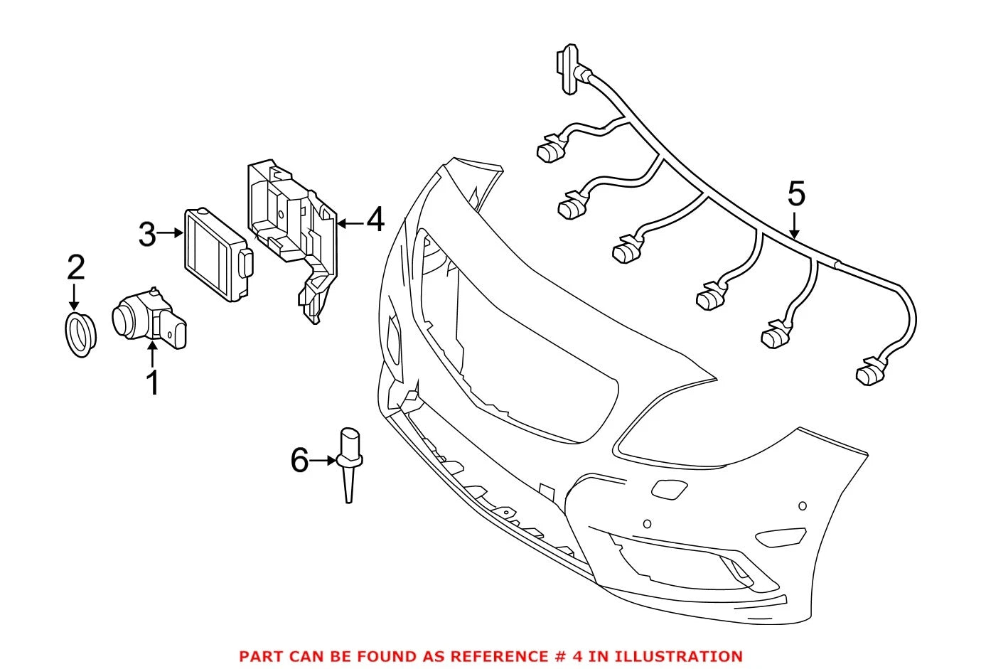 Cruise Control Distance Sensor Bracket 1176220114 for Mercedes