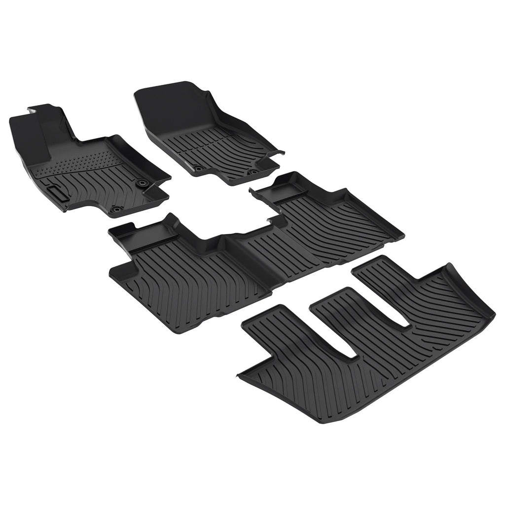Set of 4 All Weather Floor Mats for Toyota Grand Highlander (2024–2025)