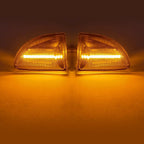 Clear LED Sequential Dynamic Side Marker Light for Smart Fortwo W451 (2007–2014)