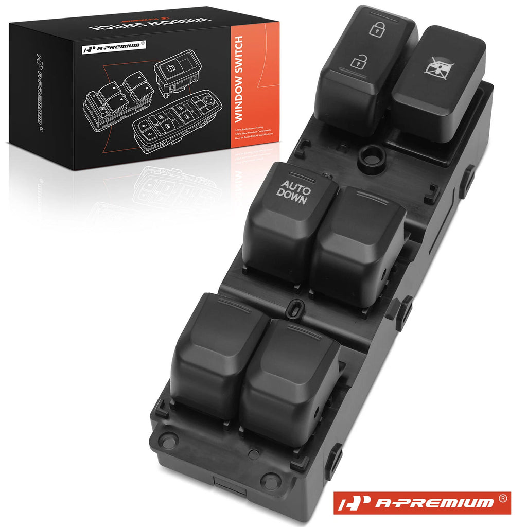 Front Left Power Window Switch for Kia K2, Rio 3 (2011–2017)