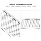 Stainless Chrome Mesh Grille Insert for Chevy Impala (2014-2020)