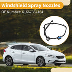 Front Windshield Washer Nozzle for BMW 430i 2017–2019, 435i 2014–2016, Black