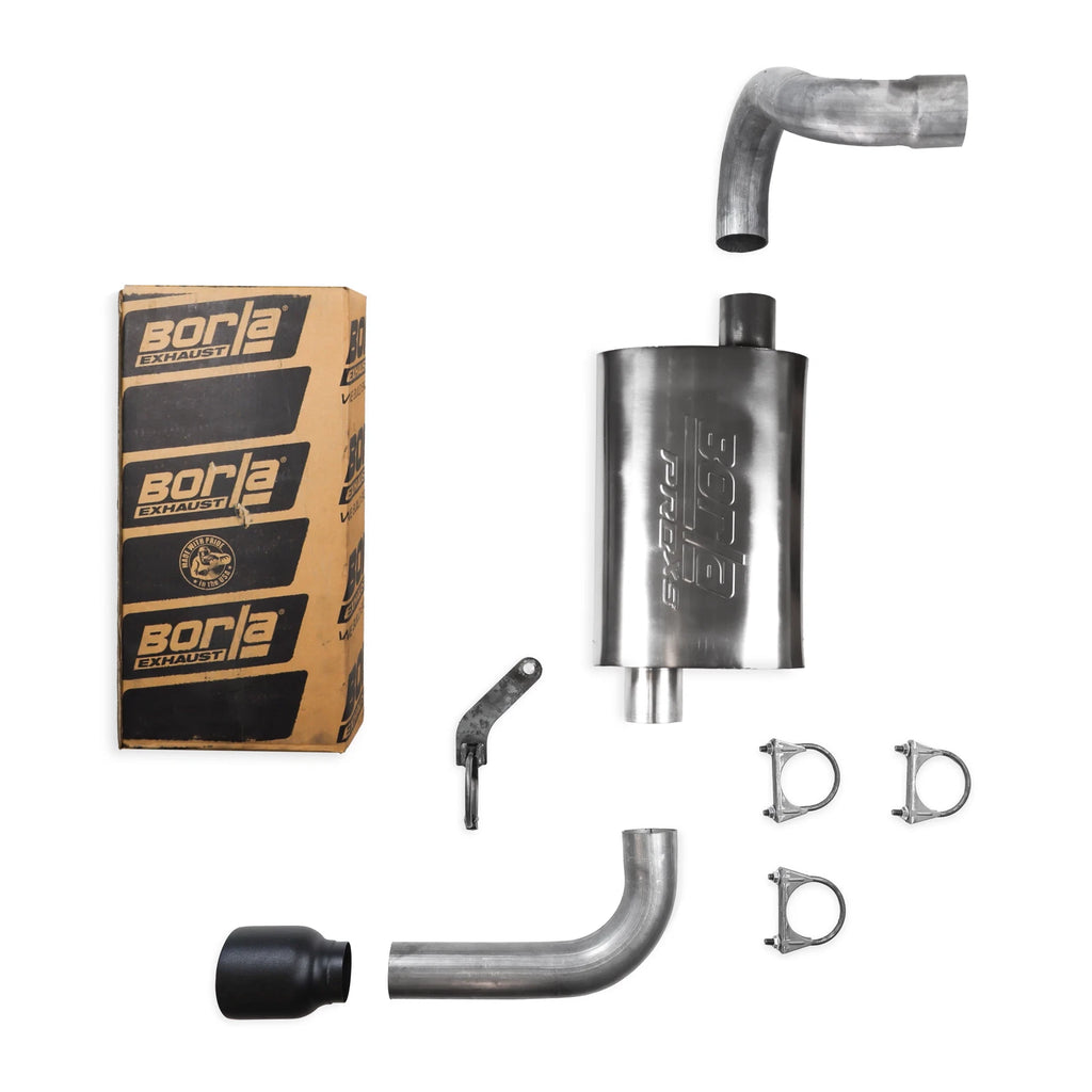 2.5" Single Exhaust Kit for Jeep Wrangler (2018–2025) Borla ProXS DBL Tip