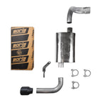 2.5" Single Exhaust Kit for Jeep Wrangler (2018–2025) Borla ProXS DBL Tip
