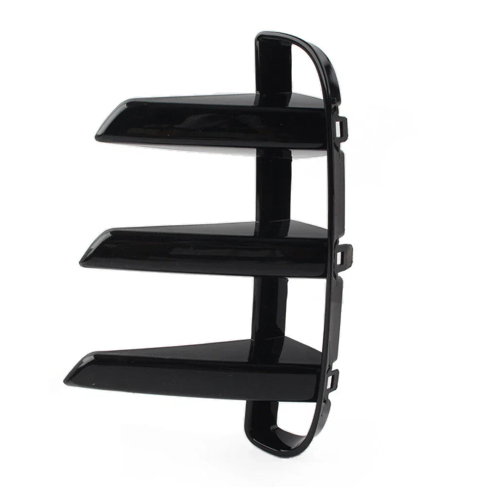 Glossy Black Front Bumper Grille Air Vent Cover for Land Rover Discovery 5 (21-22)