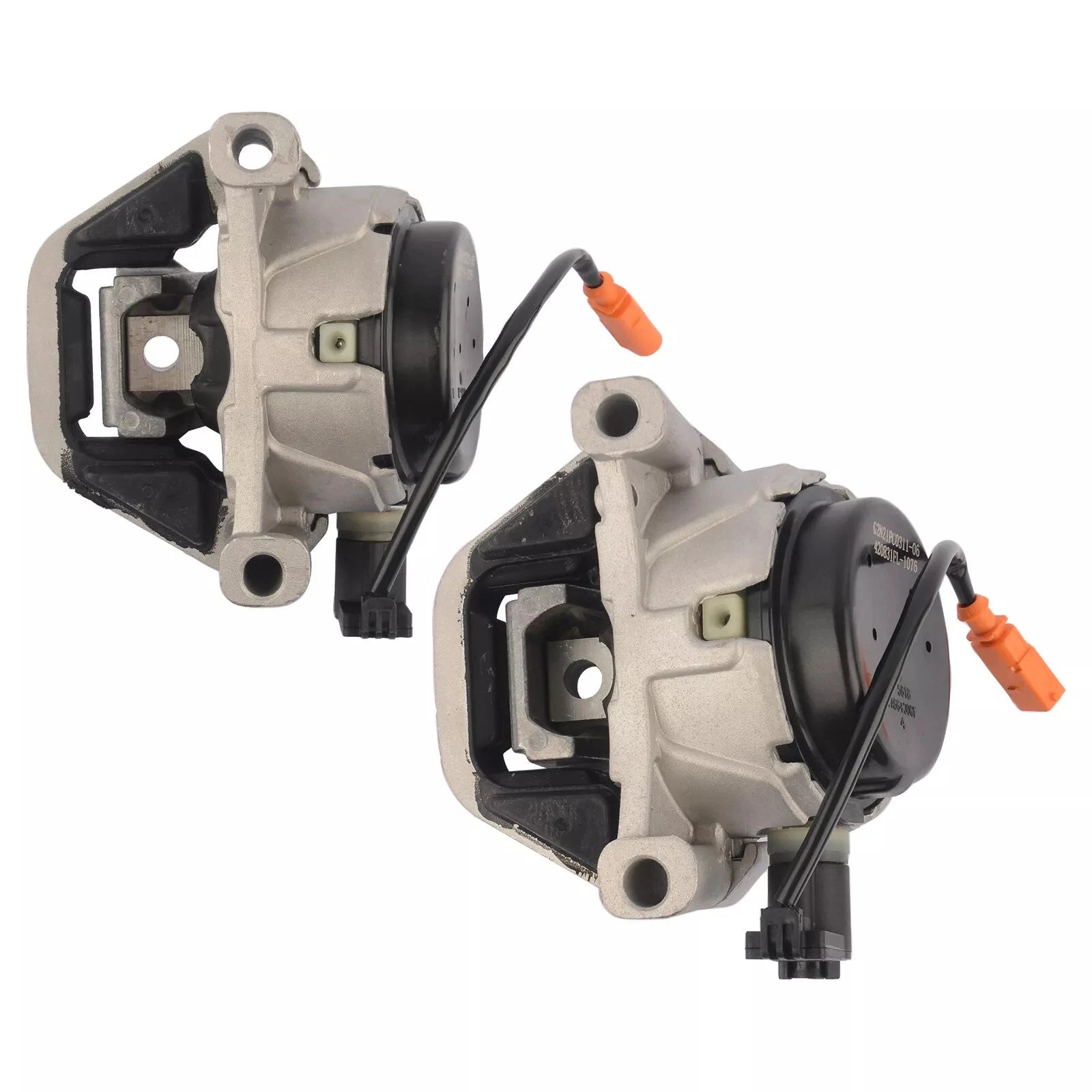 2Pcs Front Engine Mounts for Audi A6 A7 Quattro 3.0L V6 (2012–2018) 4G0199381KJ