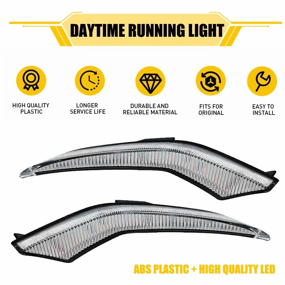 2X LED Daytime Running Fog Lights for Toyota Corolla LE (2020–Present)