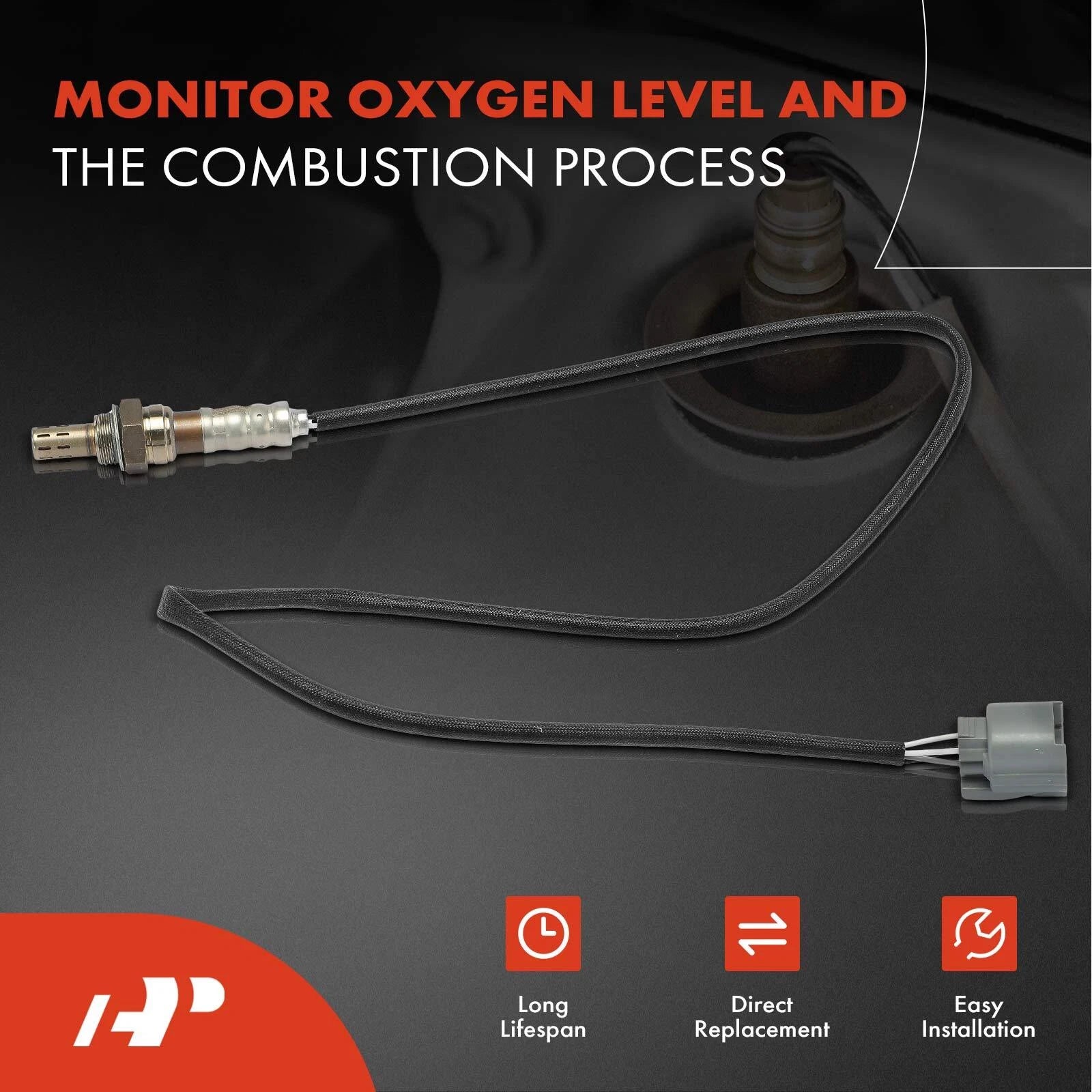 2X O2 Oxygen Sensors for Honda Accord (1996–1997) 2.2L