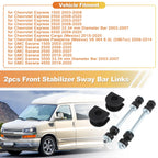 Front Stabilizer Sway Bar Link Kit for Chevrolet Express 1500 2500 3500 (2003–2023) K700537