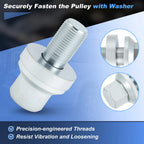 Crank Pulley Bolt 90017-PR3-003 for Honda CRV (1997–2001) Civic Si (1999–2000)