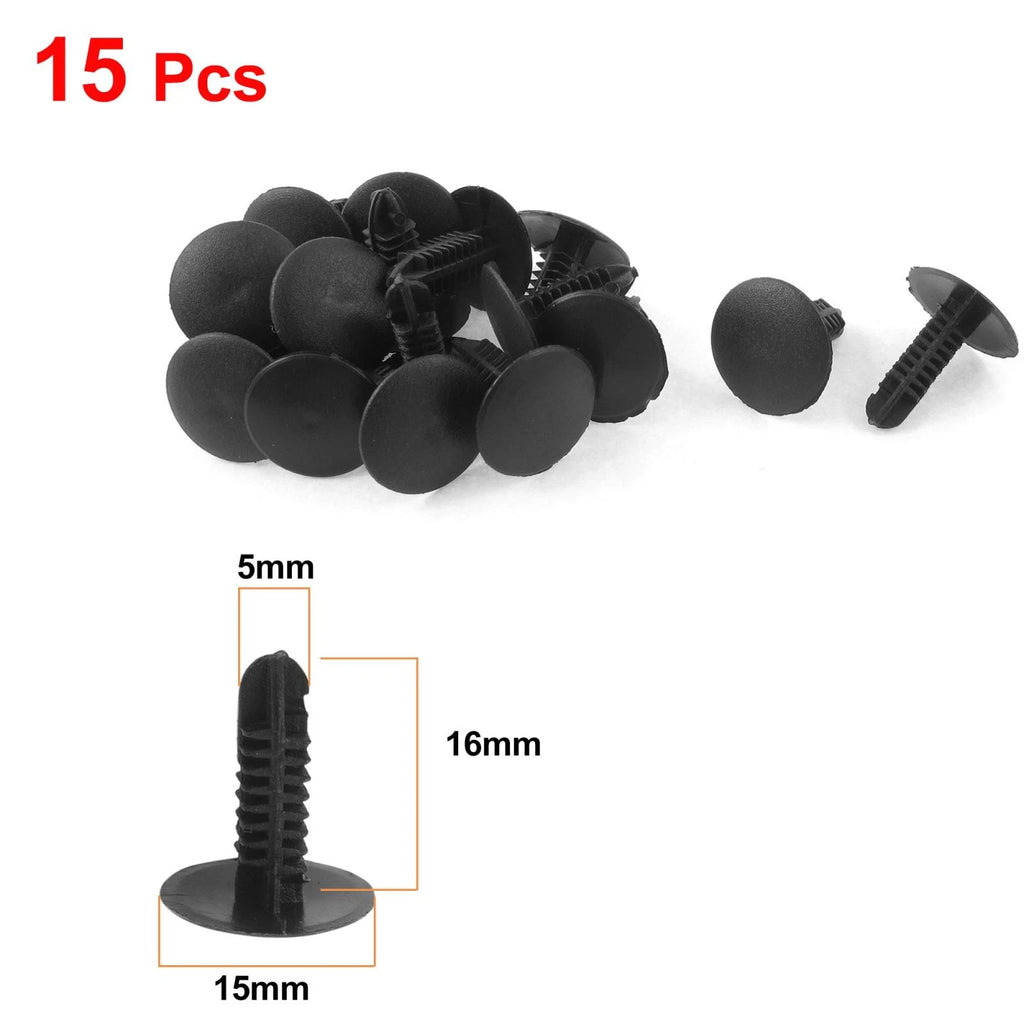 15pcs Push Clip Rivets for Toyota (5mm Hole)
