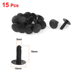 15pcs Push Clip Rivets for Toyota (5mm Hole)