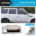 Chrome Front Right Outer Door Handle for Toyota Landcruiser 80 Series (1990–1997)