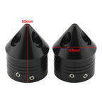 Front Wheel Axle Nut Covers for Harley Touring Road Glide Dyna Softail