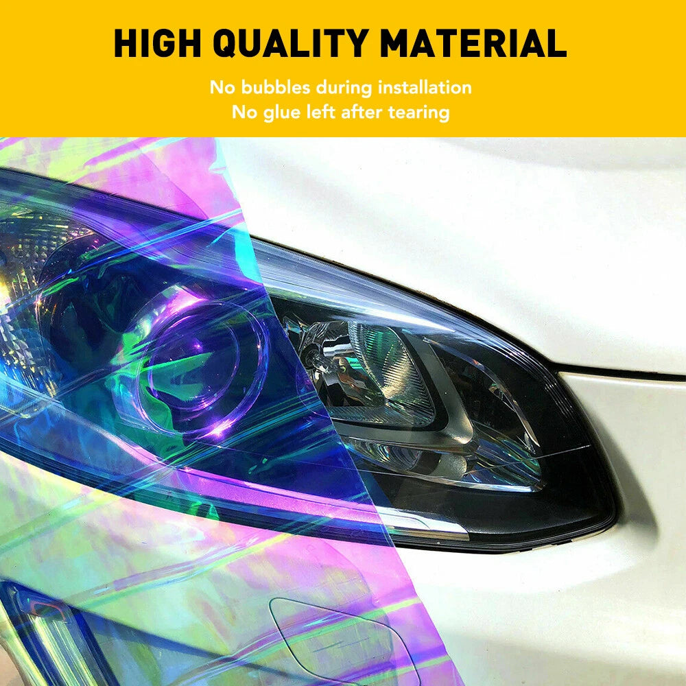 12" x 48" Gloss Headlight Tint Film for Universal Vehicles (YYYY–YYYY)