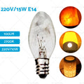 Clear Bulbs Night Light for E12 E14 (240V, 7W, 10W)