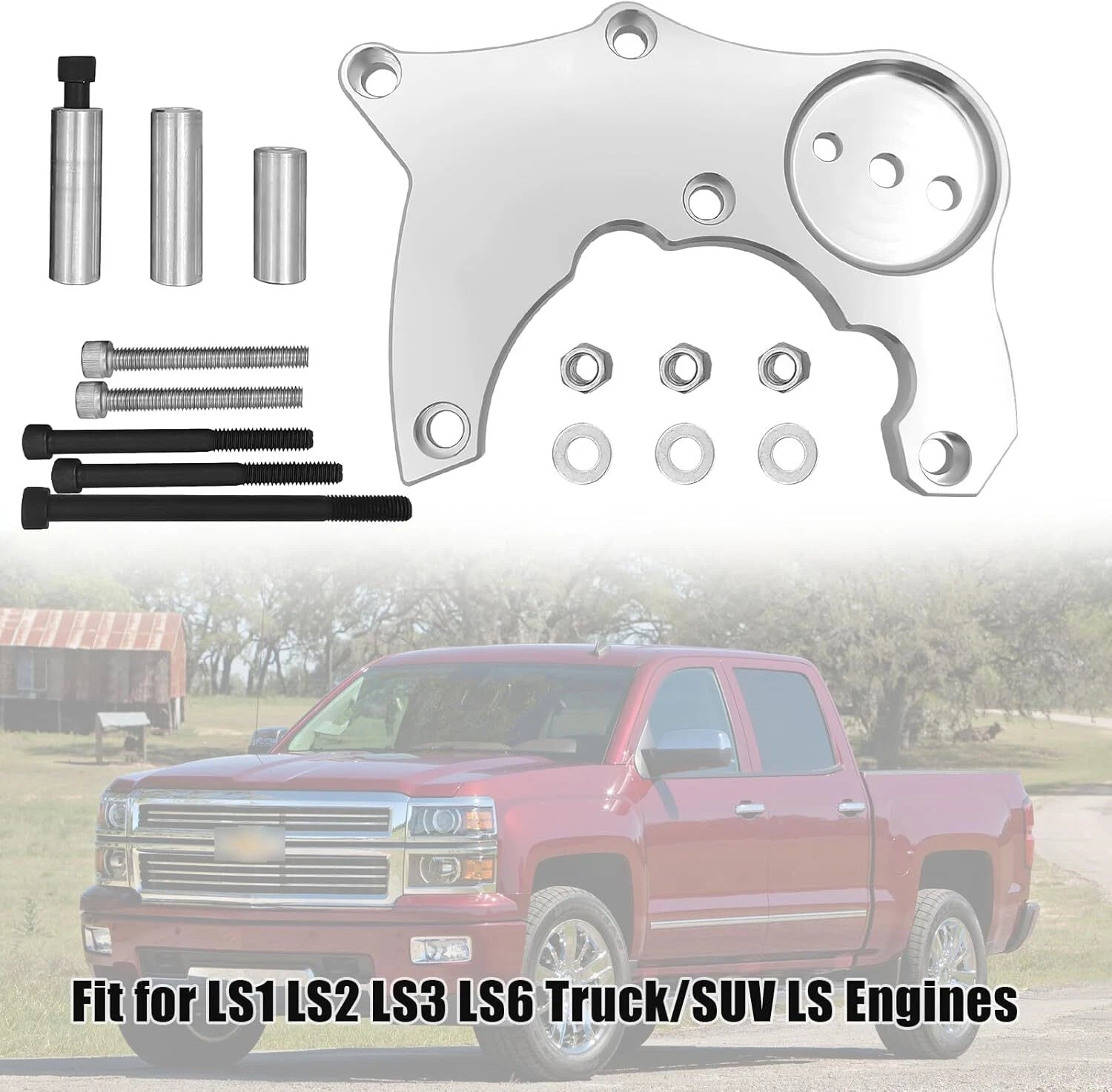 A/C Compressor Bracket for Vortec Engine LQ R4 LS1 LS2 LS3 LS6 (2000–2023)