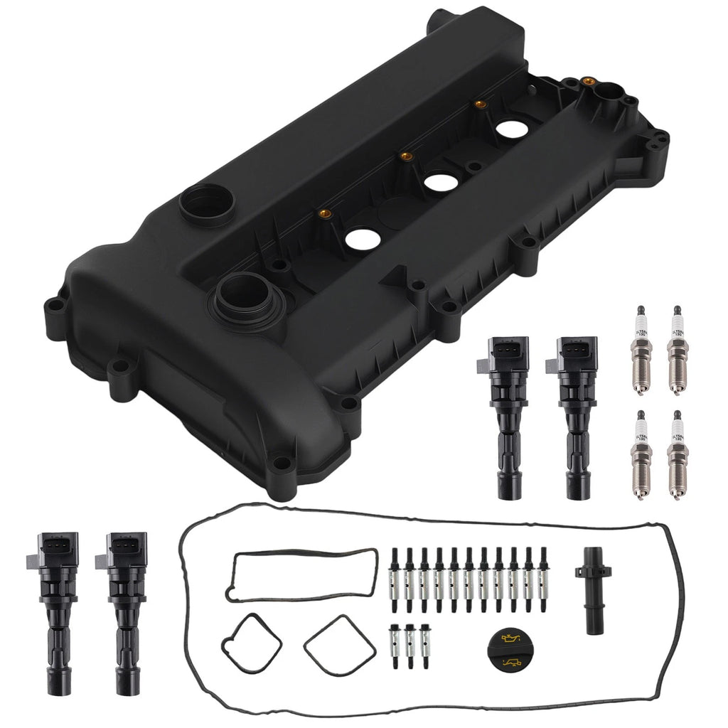 Ignition Coils + Valve Cover Kit w/ Oil Cap for Mazda 3 5 6 CX-7 (2004–2013)