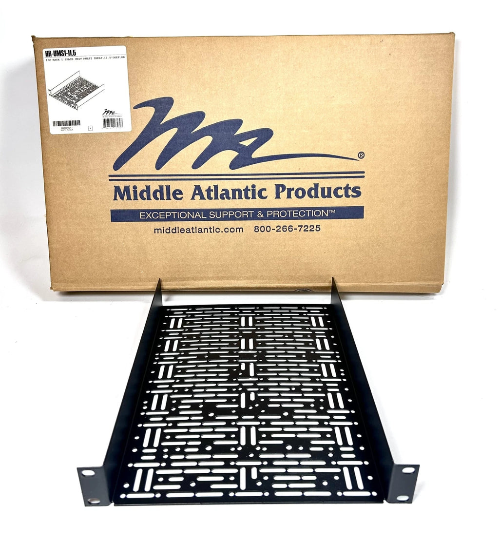 1/2 Rack Universal Mounting Shelf for Middle Atlantic HR-UMS1-11.5 (11.5'')