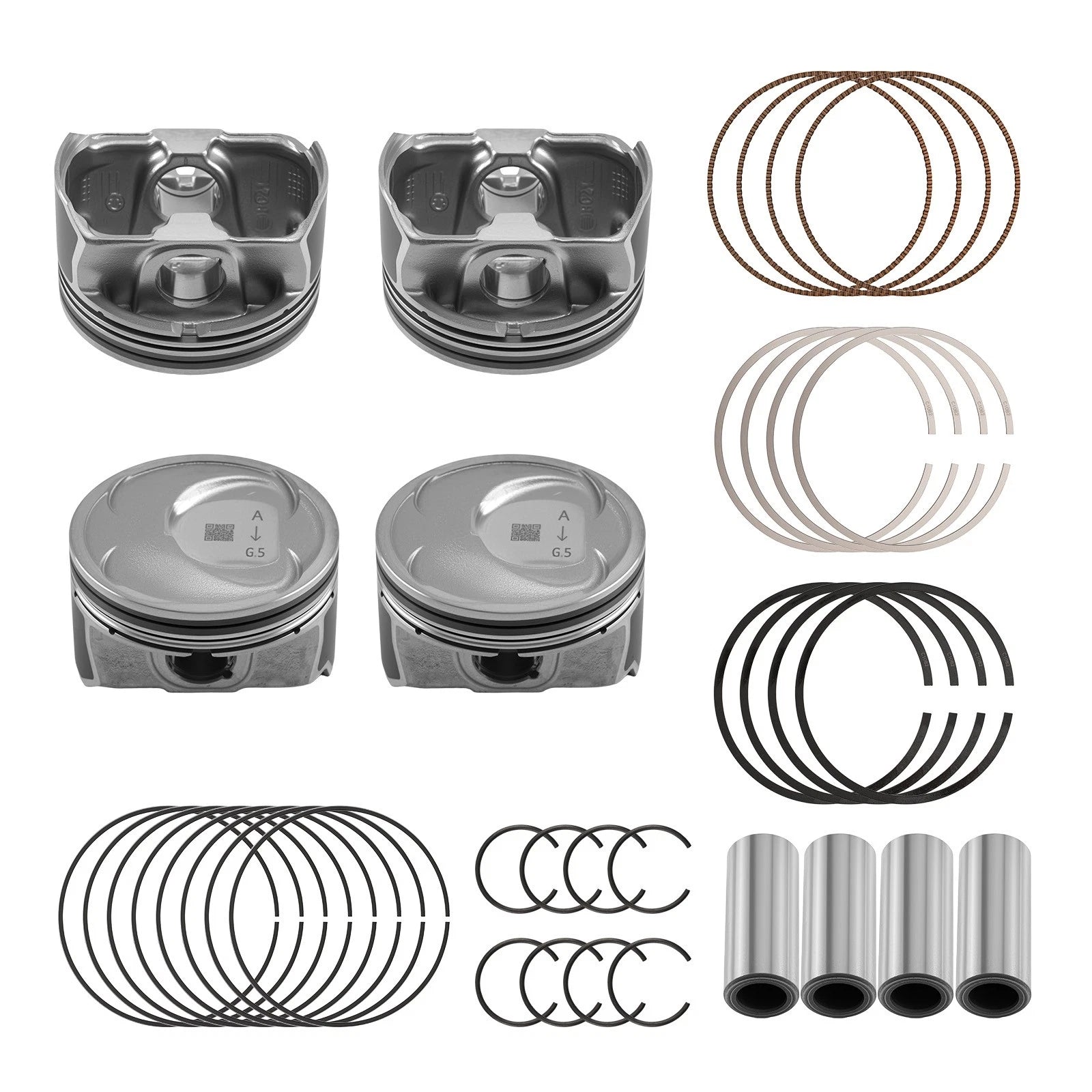 Engine Piston with Rings Kit for Kia Sorento Optima Hyundai Sonata (2011–2019)