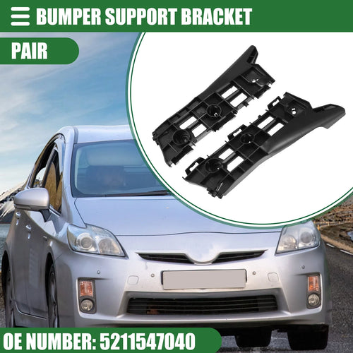 1 Pair Front Bumper Bracket for Toyota Prius (2010–2015) No. 5211647041/5211547040