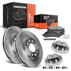 Front Brake Rotor, Pad & Caliper for Mercury Monterey, Ford Freestar (2004–2007)