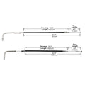 2X Throttle Cables for Harley Sportster XL 883 1200 (Custom)