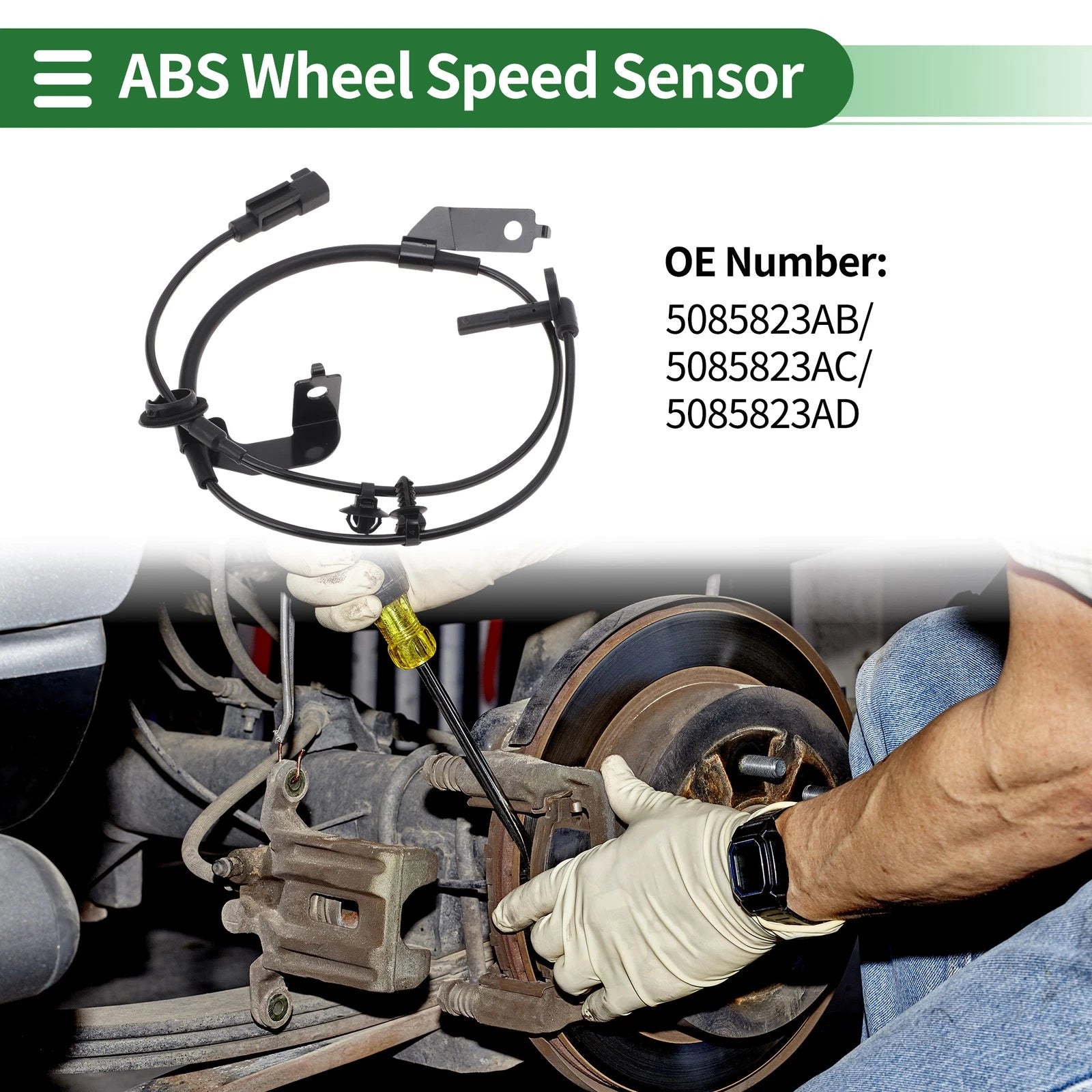 ABS Wheel Speed Sensor No. 5085823AB for Dodge Avenger (2008–2014)