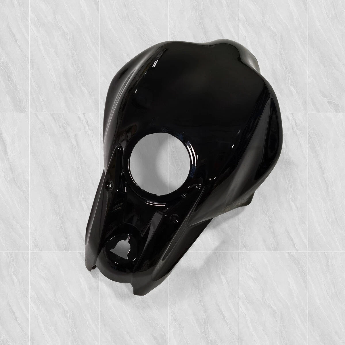 Glossy Black Fuel Gas Tank Cover for Kawasaki Ninja 650 (2017–2025)