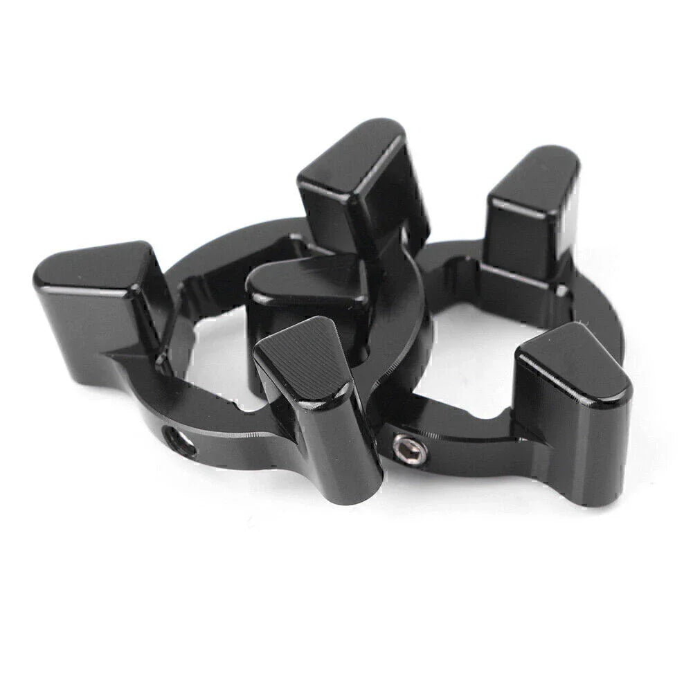 CNC Front Anodized Fork Preload Adjusters 22mm for Universal Motor (N/A)