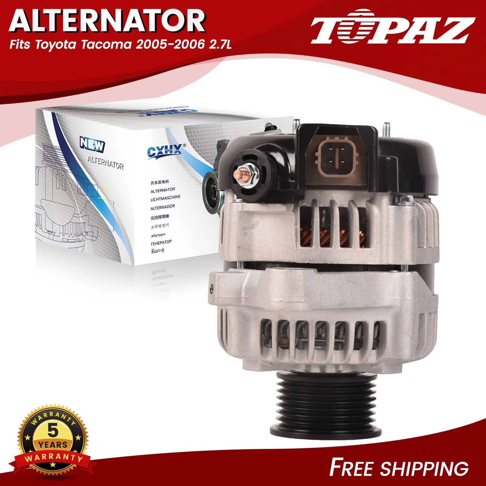 Alternator for Toyota Tacoma (2005–2006) 80A 12V
