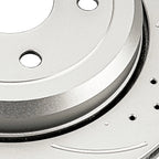 Rear Drilled Slotted Brake Rotors for Jeep Grand Cherokee and Dodge Durango (2011–2020)