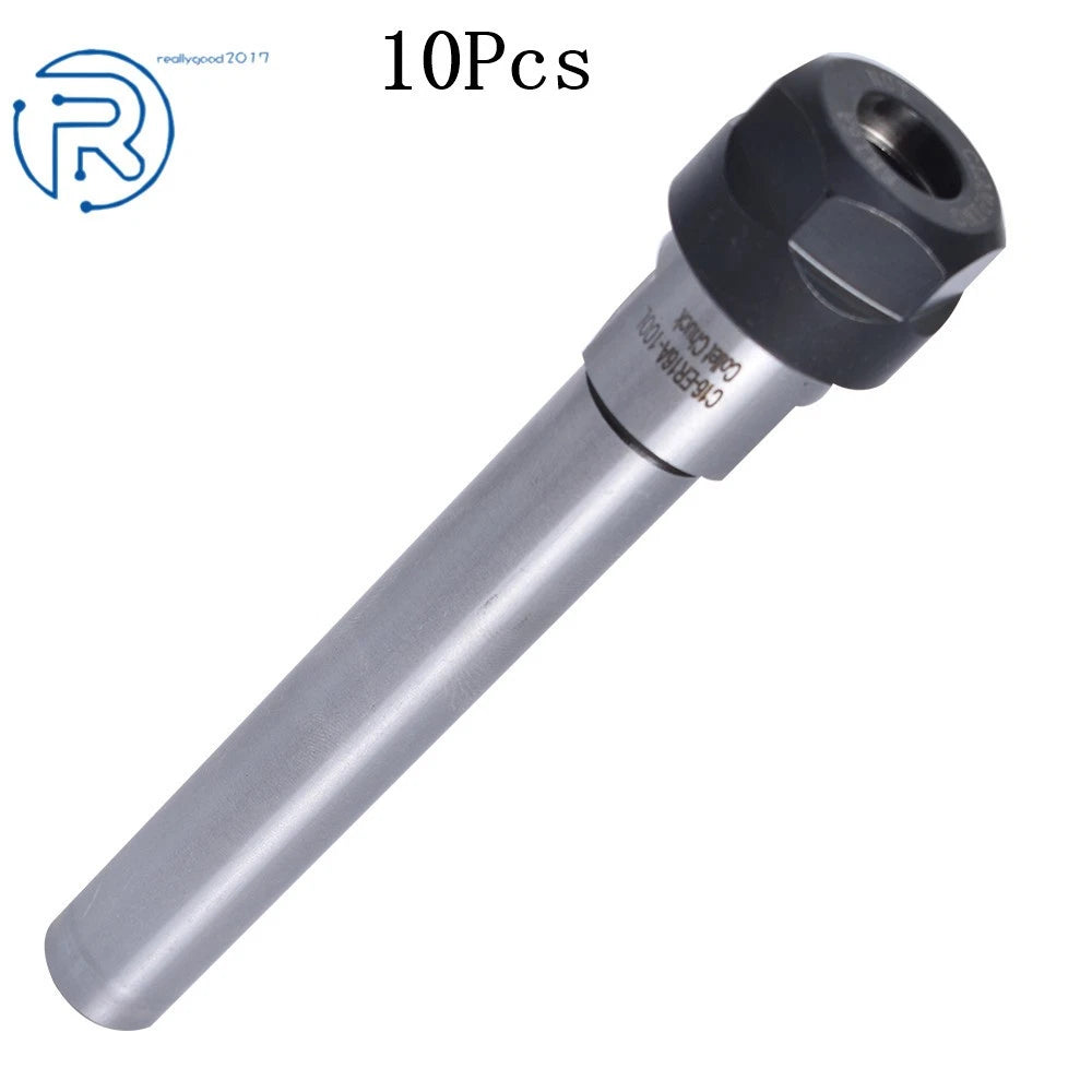 10 Pack ER16 Collet Straight Shank Chuck Tool Holder for CNC Milling C16 100L