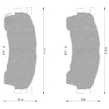 Front Disc Brake Pad Set for Ford Laser (1999-2002)