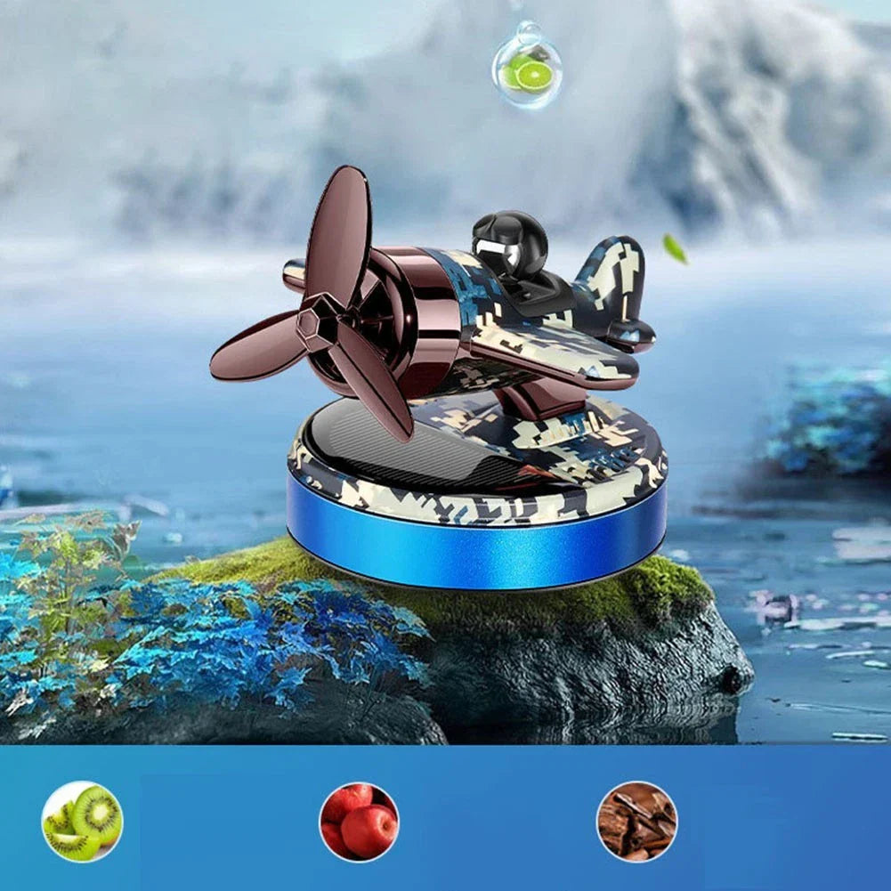 Diffuser Rotating Purifier Styled Like Fighter Ornament