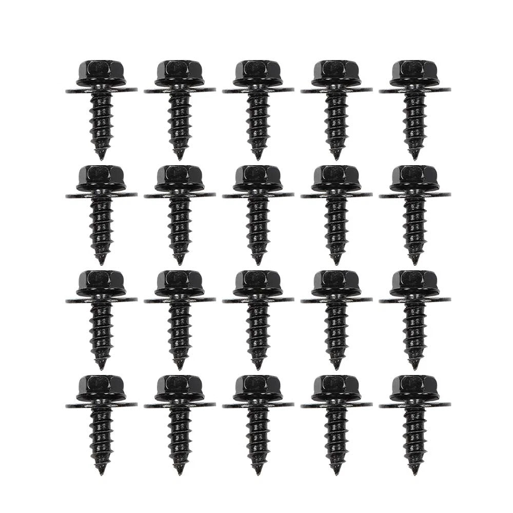 Set of 20 Firewall and Splash Shield Screws for Toyota
