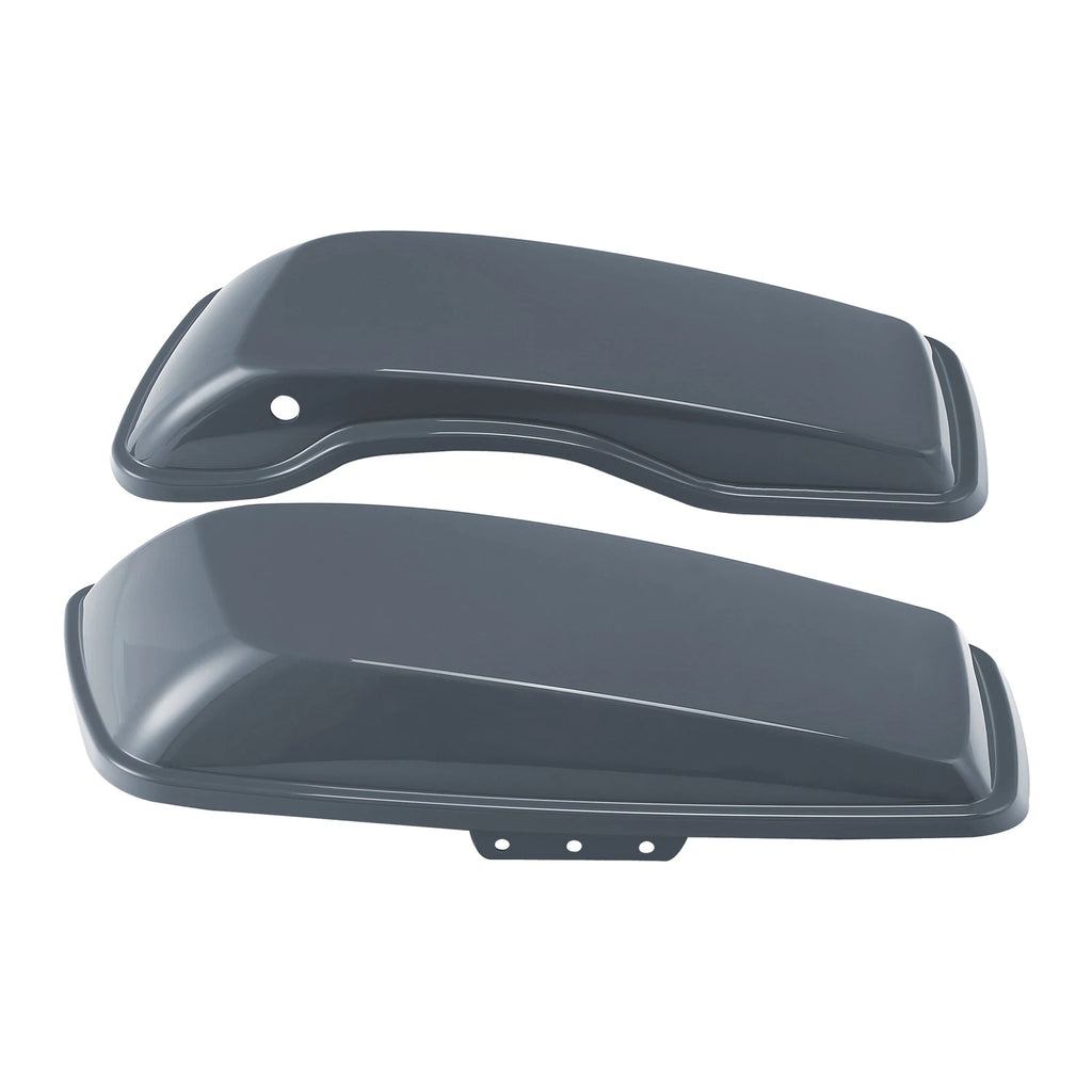 Hard Saddlebag Lids for Harley Touring Street Glide (2014–2024) Gunship Gray