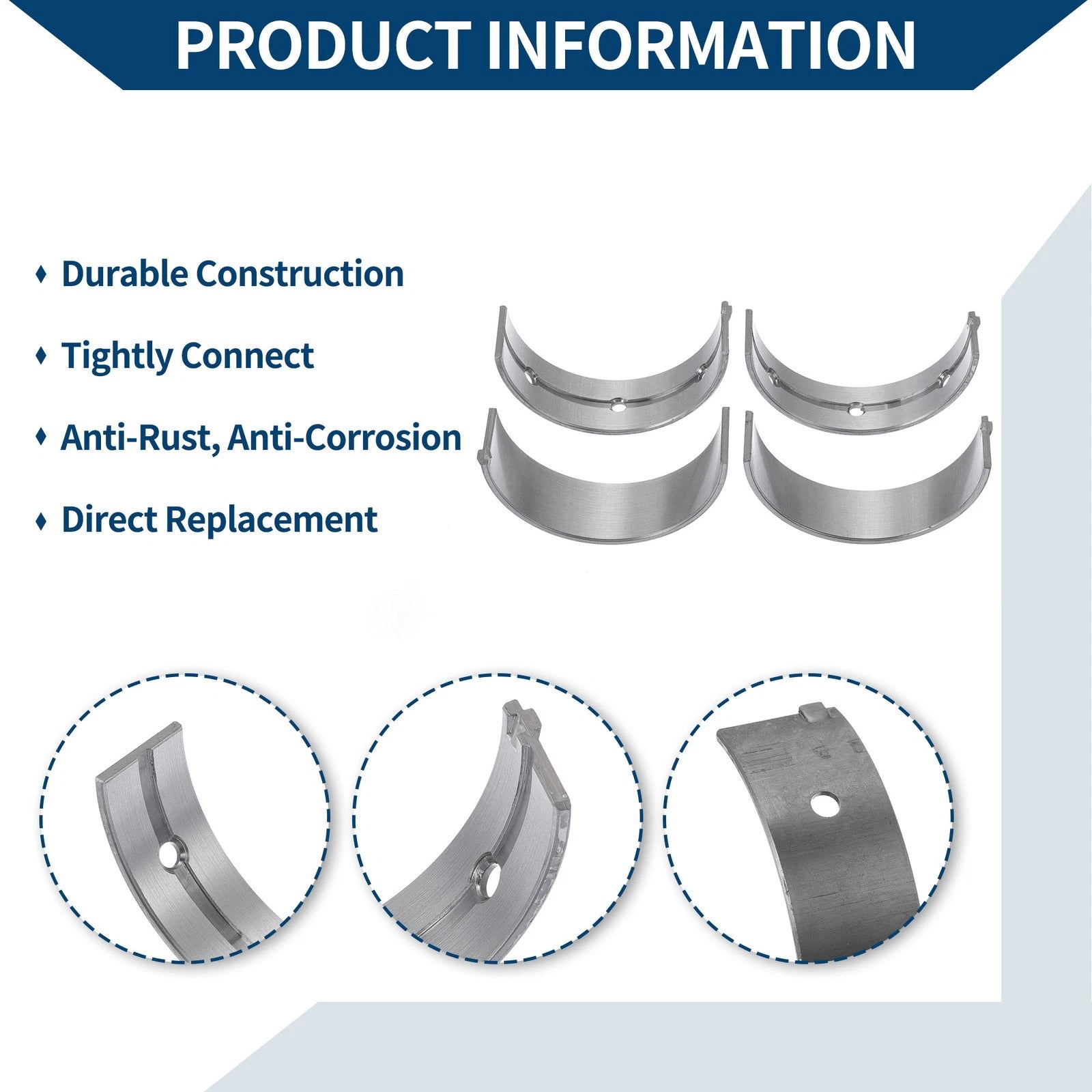 Main Bearing Set No. 2720331201 for Mercedes-Benz C230 (2006–2009)