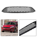 Front Upper Center Bumper Grille with Chrome Trim for Ford Focus (2015–2018)