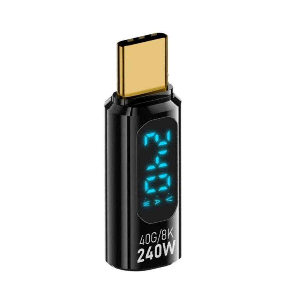 USB C Tester 240W 2 Pack with LED Display for Power Monitoring