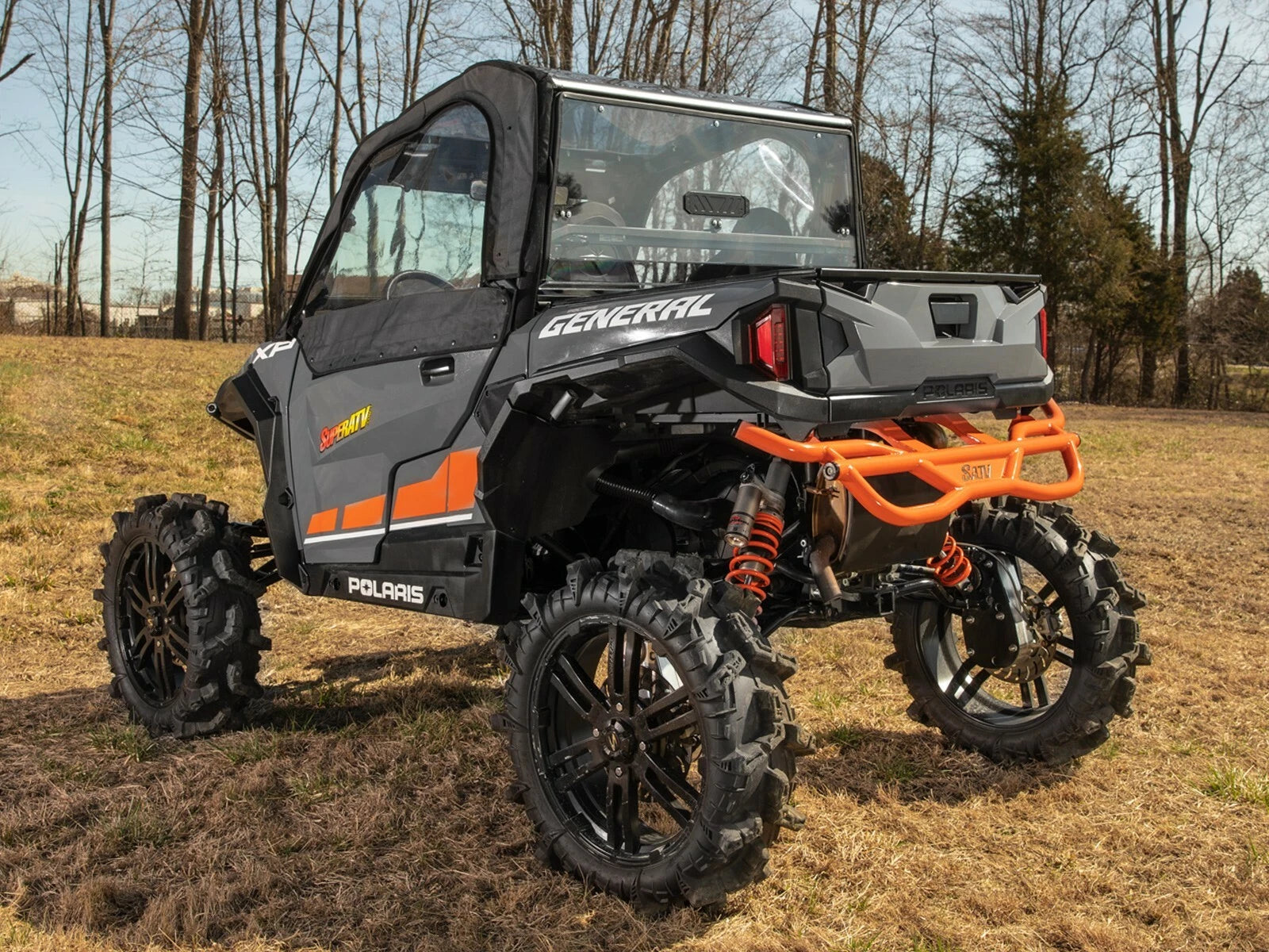 Vented Rear Windshield for Polaris General 1000 / XP / 4 (2016–2023)
