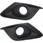 Textured Black Fog Light Trims for Mazda 3