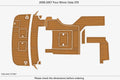 EVA Pads for Four Winns 378 Vista (2007) - Teak Deck Foam Flooring