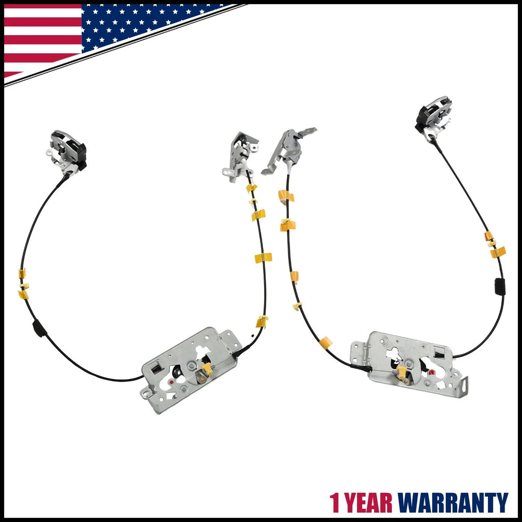 Rear Left & Right Door Latch Assembly & Cable for Ford F150 (2004–2008)