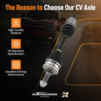 Front Driver Side CV Axle Assembly for Fusion MKZ (2006–2012) 66-2196