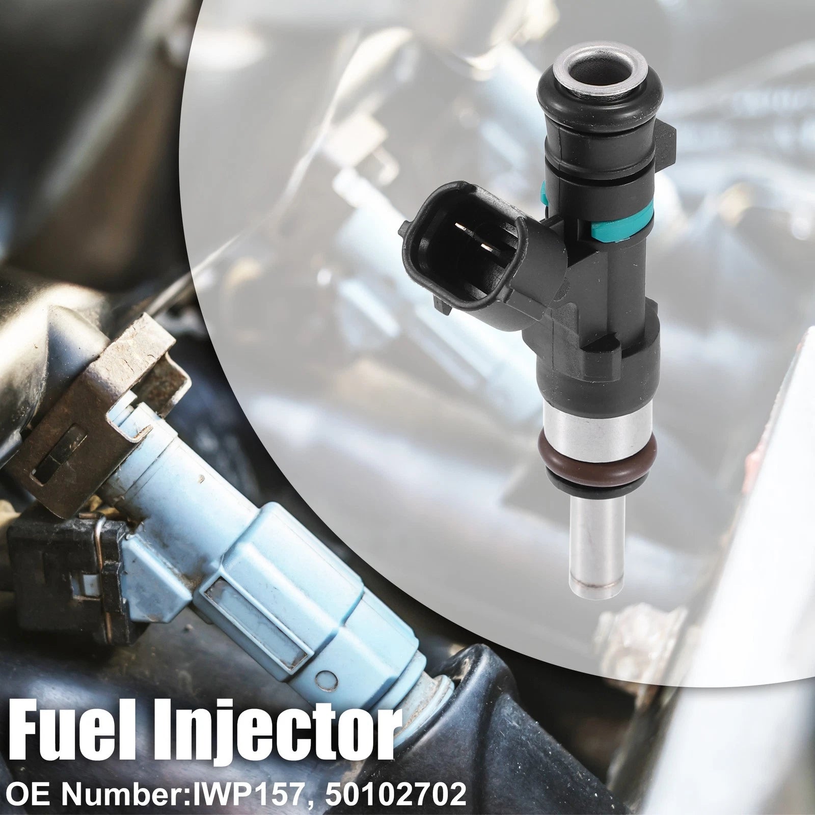 1 Pcs Fuel Injector 0280158276 16600-3AC0A for Nissan March Versa (2005–2019)